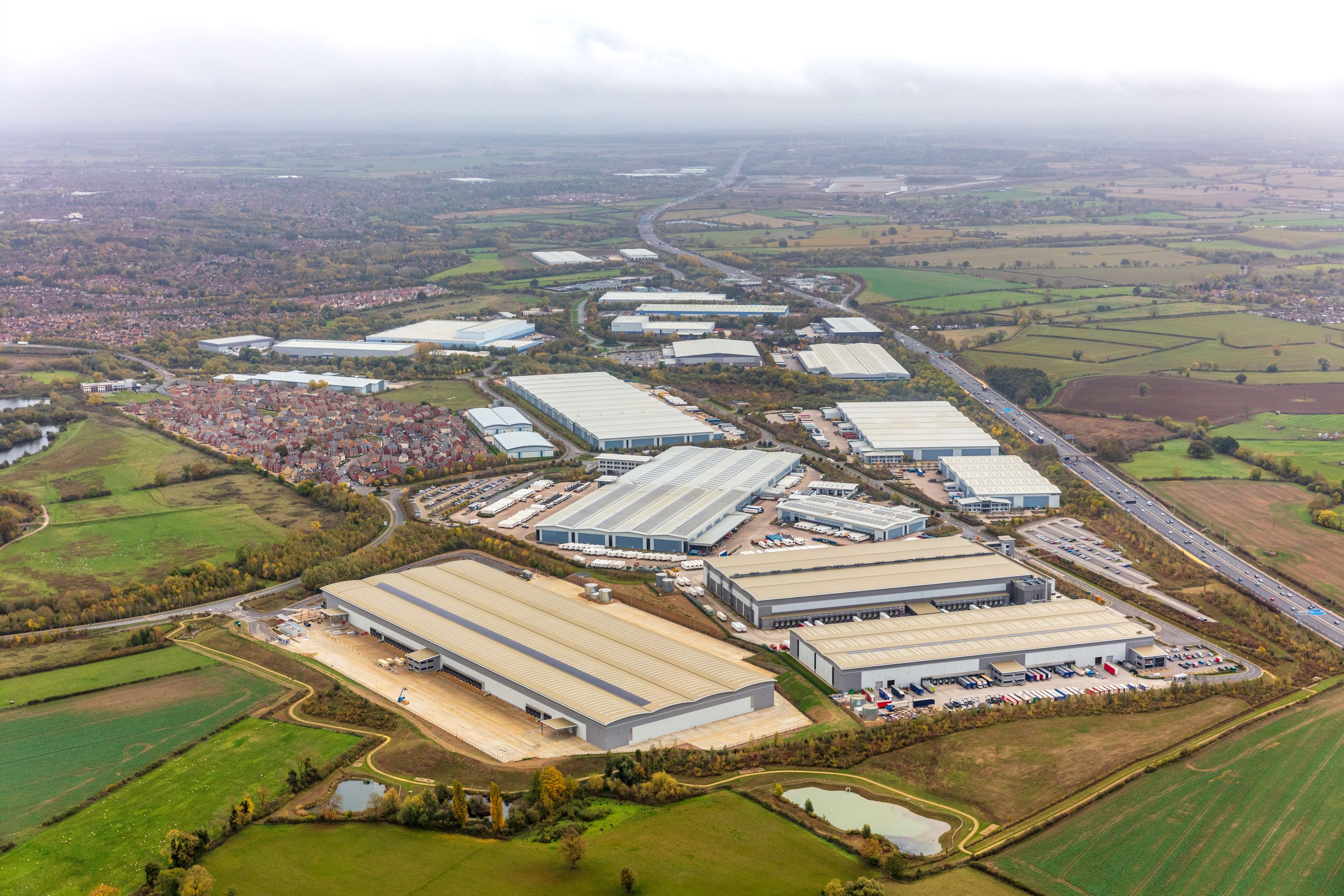 Prologis Park Pineham Park aerial