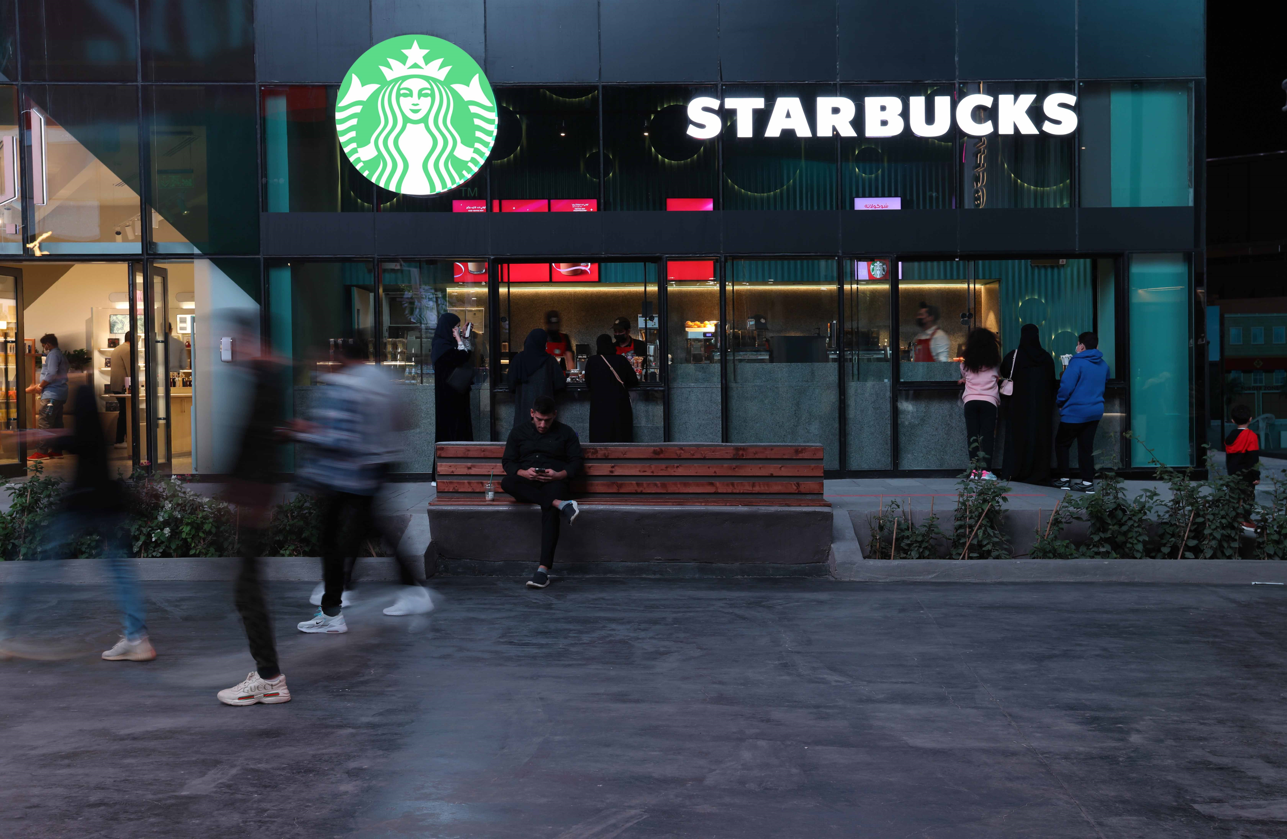 Starbucks Store at dusk