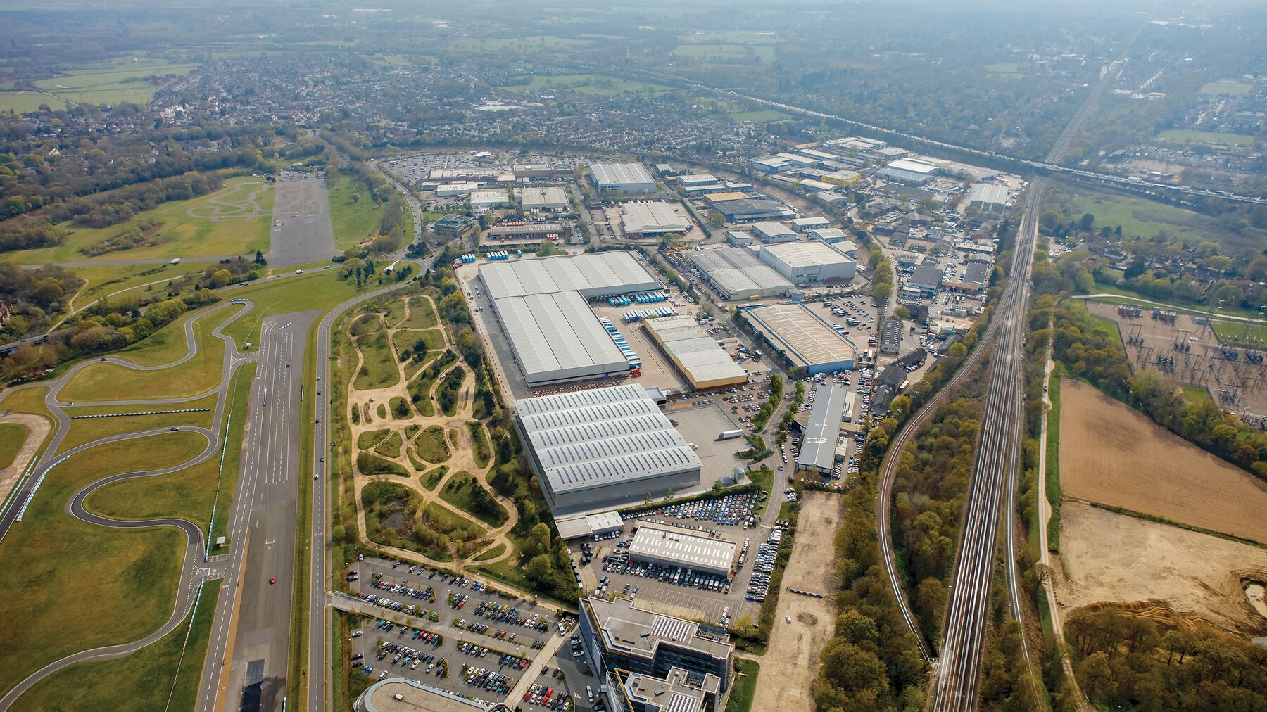 Prologis Brooklands CGI aerial