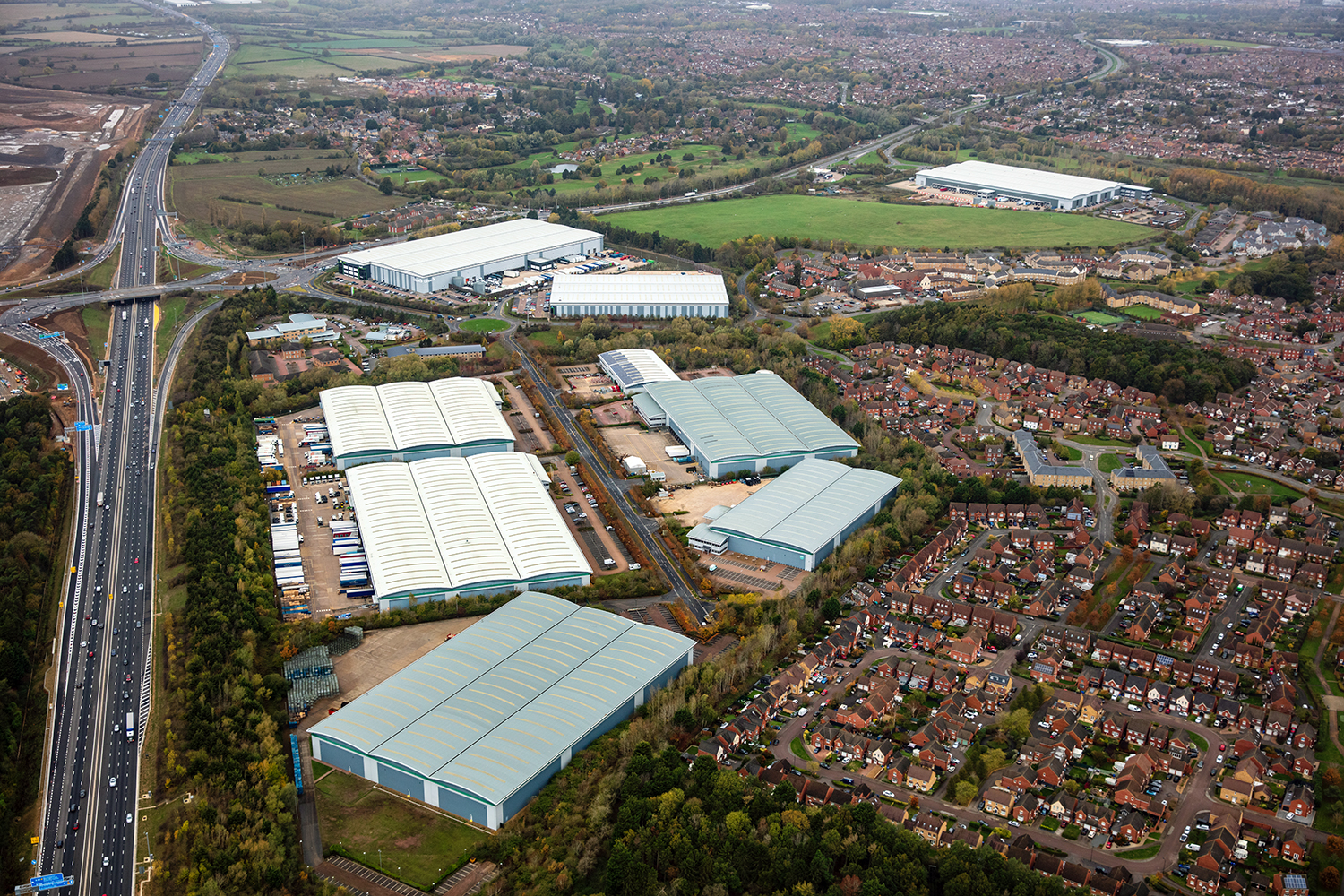 Prologis Grange Park aerial