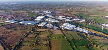 Aerial shot of Prologis RFI DIRFT