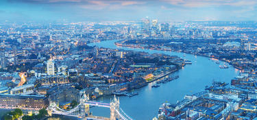 Aerial picture of London