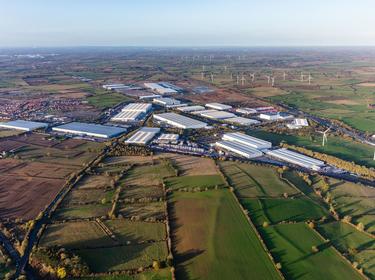 Aerial shot of Prologis RFI DIRFT