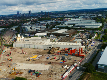 Construction of Prologis Park Beddington at Croydon 